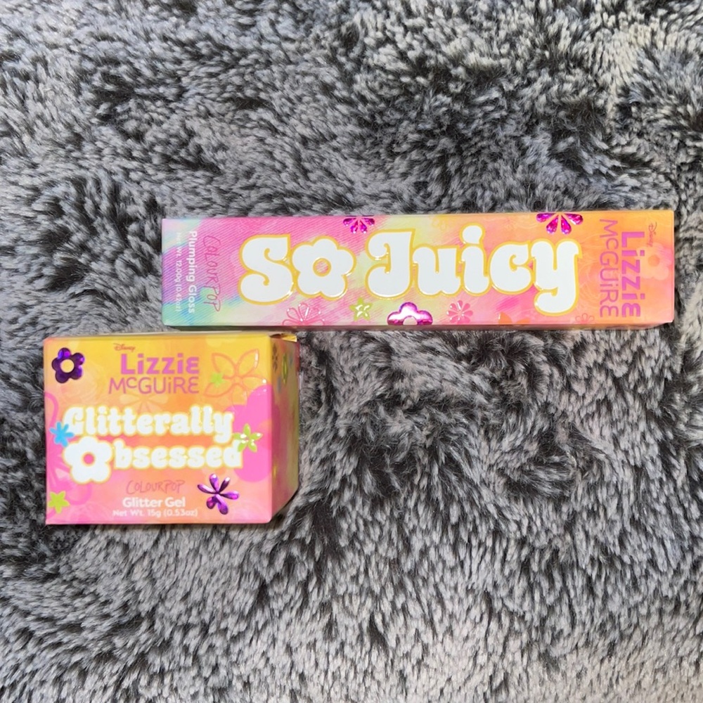 Plumping gloss & glitter gel set.
